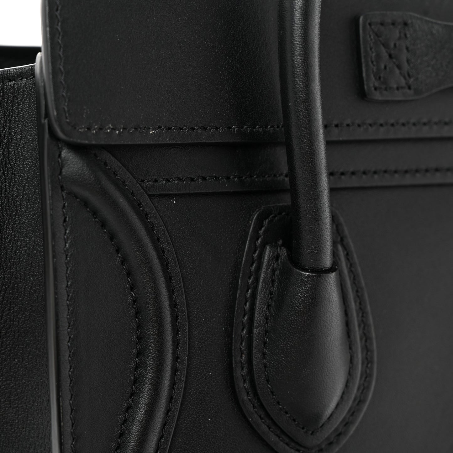 Smooth Calfskin Nano Luggage Black