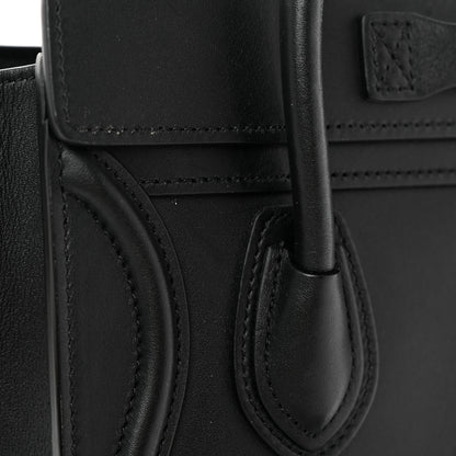 Celine Smooth Calfskin Nano Luggage Black 13 of 13