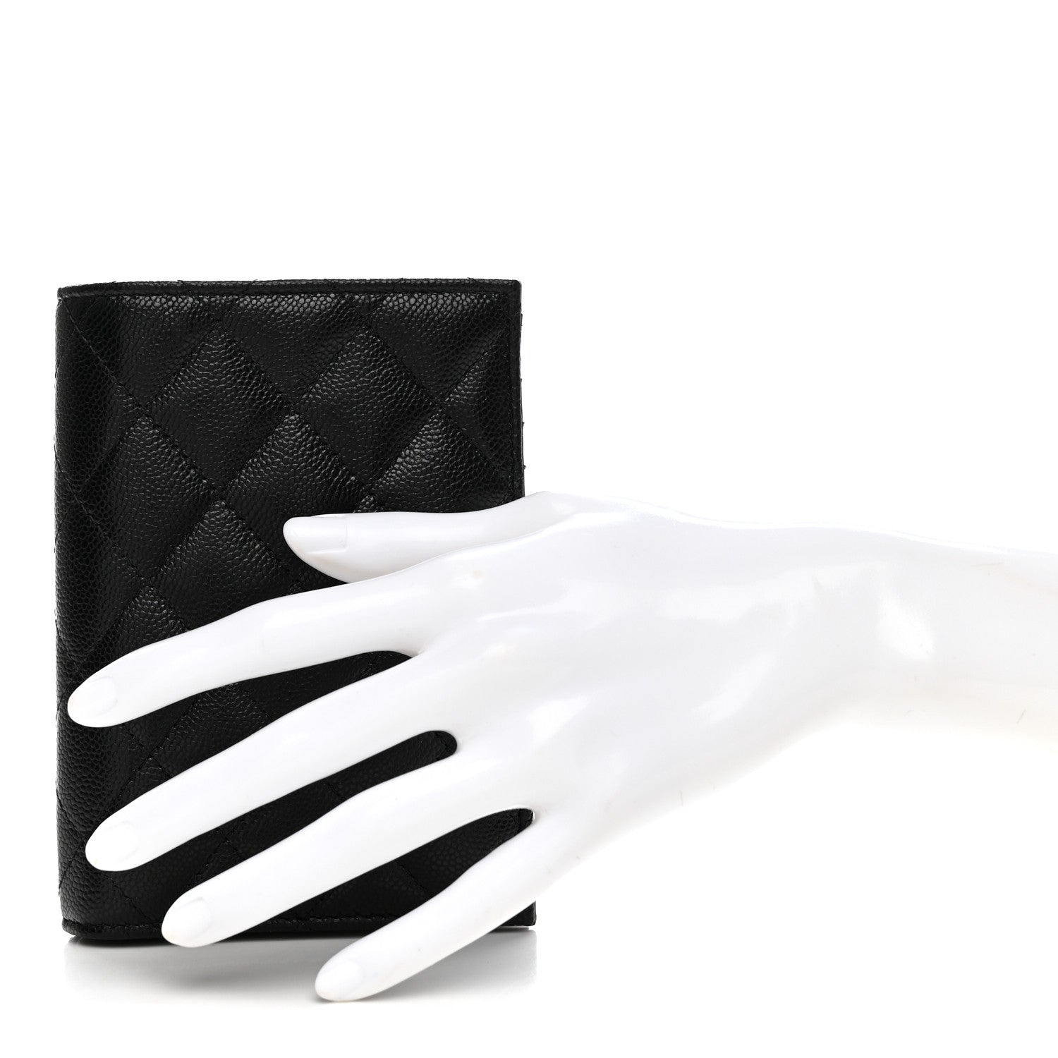 Chanel Caviar Quilted Passport Holder Black 2 of 8