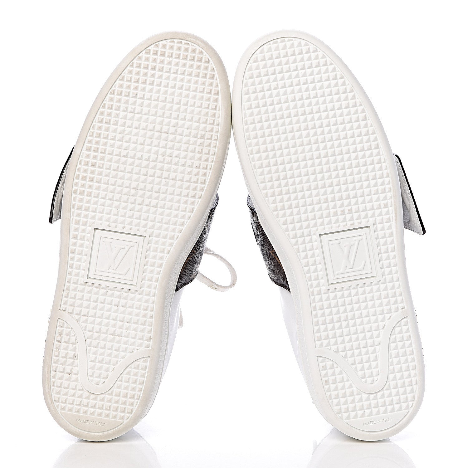 Louis Vuitton Calfskin Monogram Frontrow Sneakers 36.5 White 5 of 10
