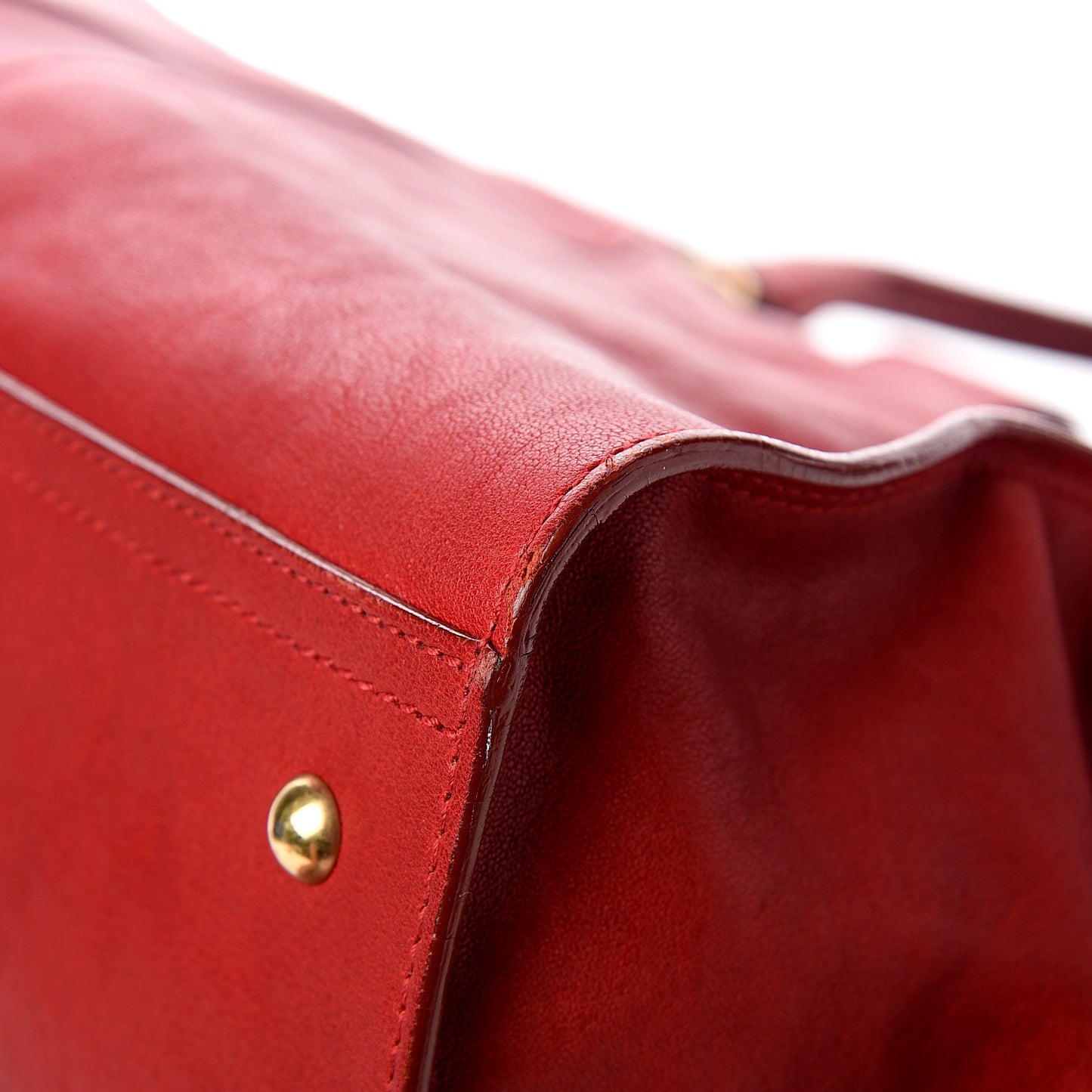 Sheepskin Medium Cabas ChYc Red