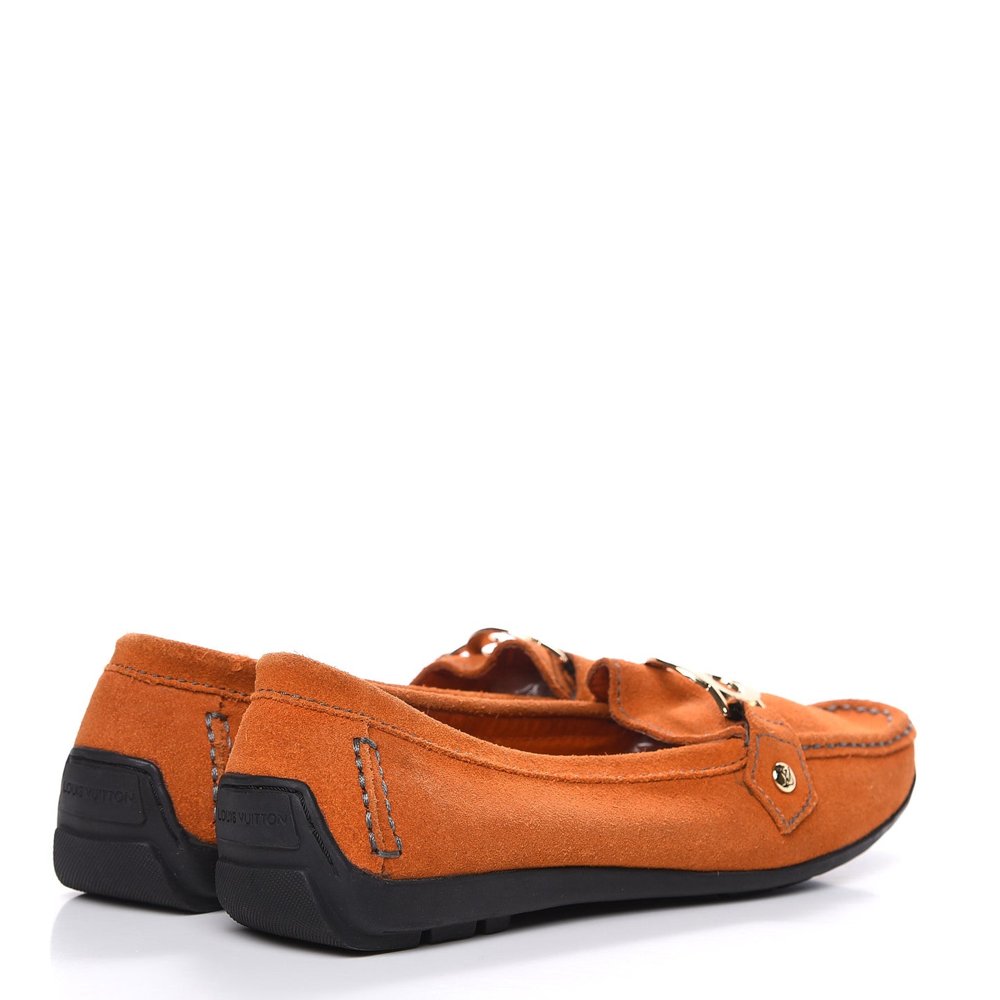 Suede Loafers 7 Orange