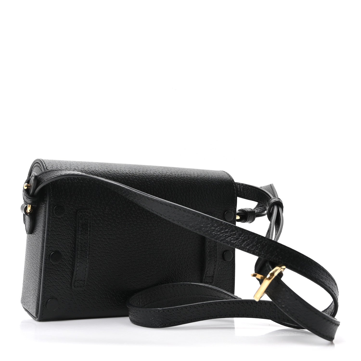 Gucci Calfskin Horsebit 1955 Shoulder Bag Black 3 of 10