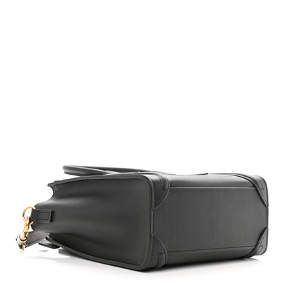Celine Smooth Calfskin Nano Luggage Black 4 of 12