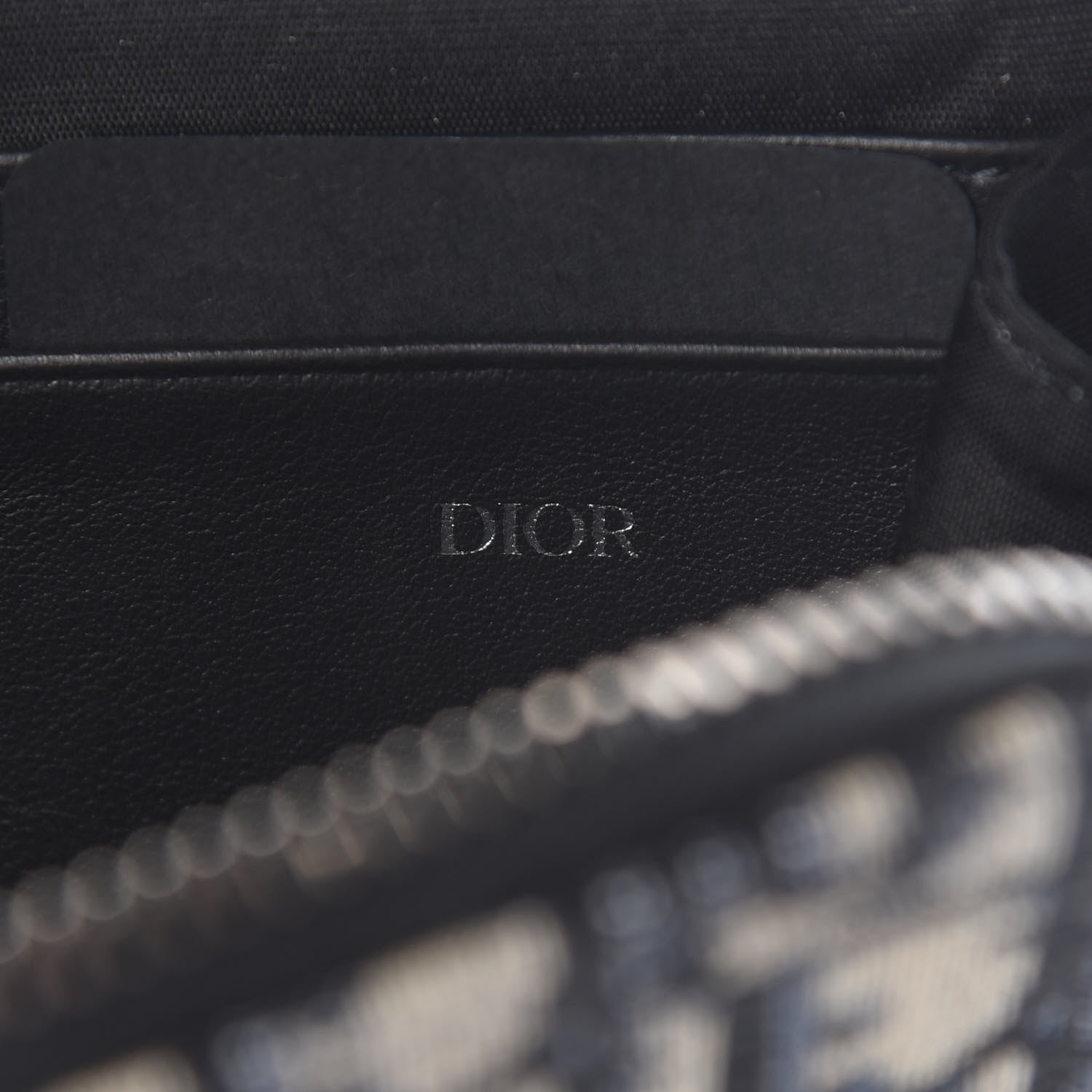 Christian Dior Oblique Pouch Navy Blue 5 of 7