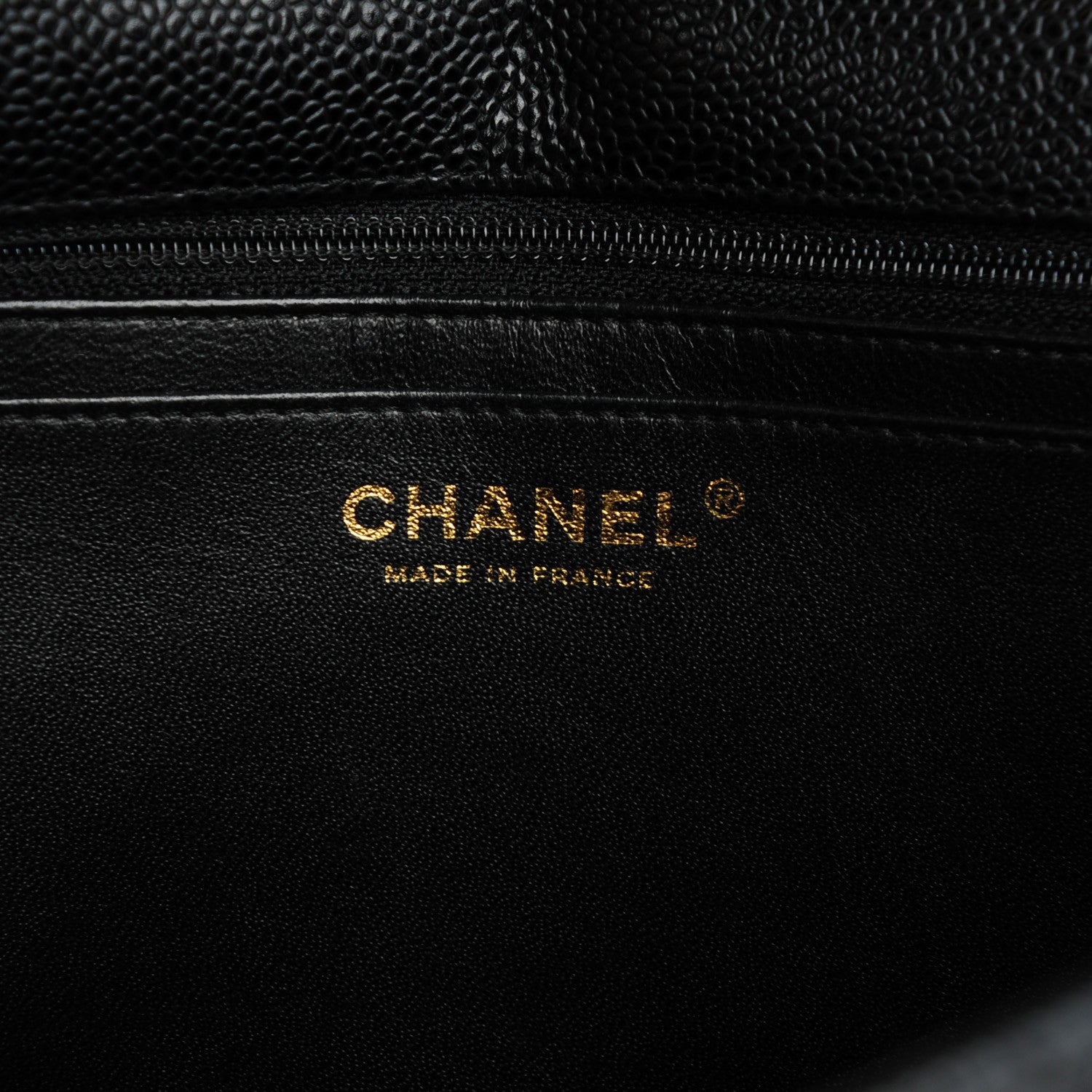 Chanel Caviar Quilted Jumbo Single Flap Black 7 of 8