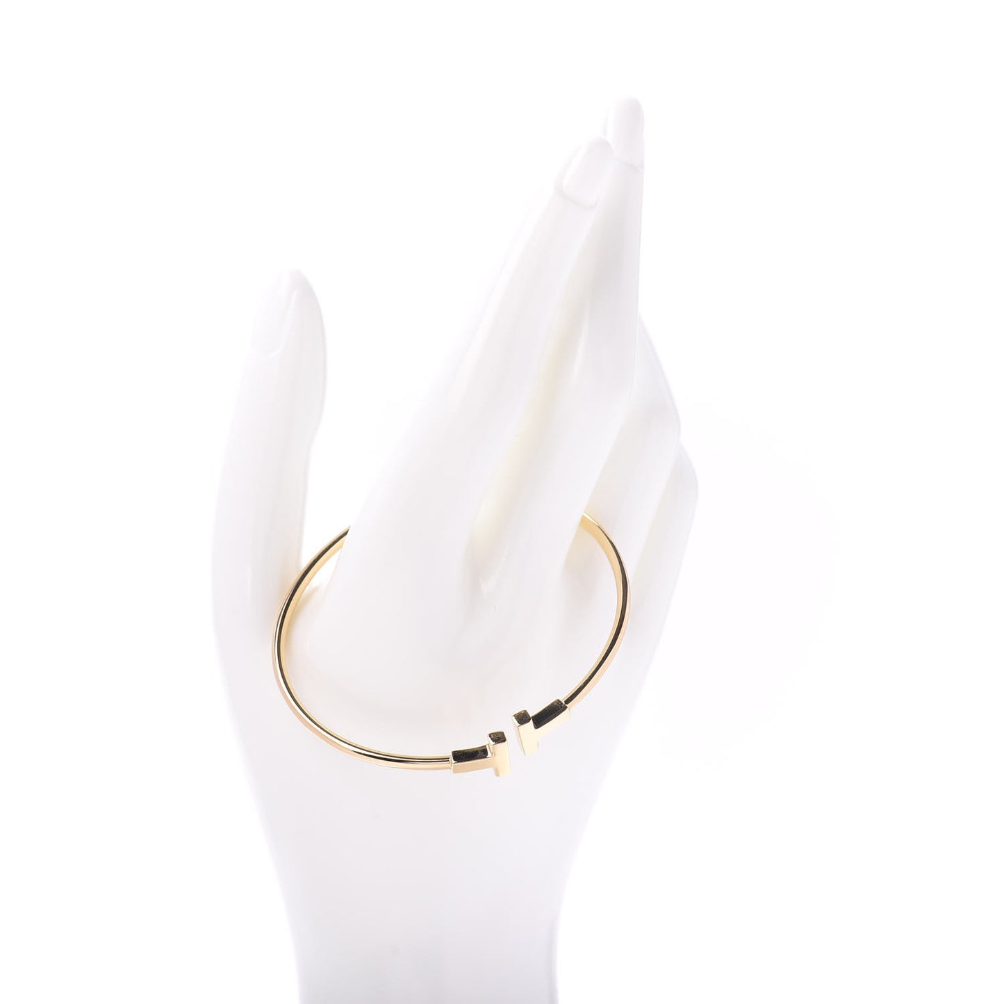 18K Yellow Gold T Wire Bracelet