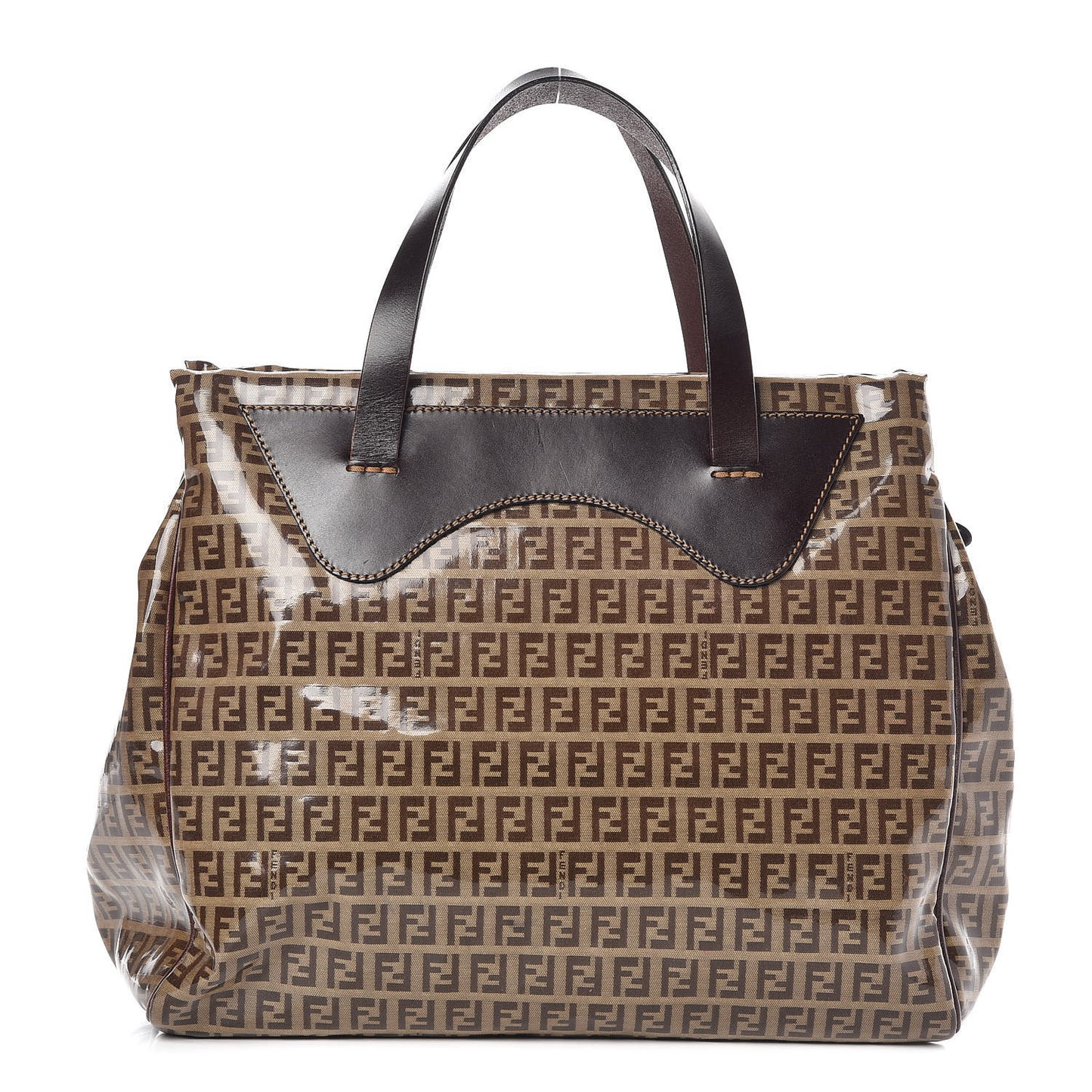 Vinyl Zucchino Tote Tobacco