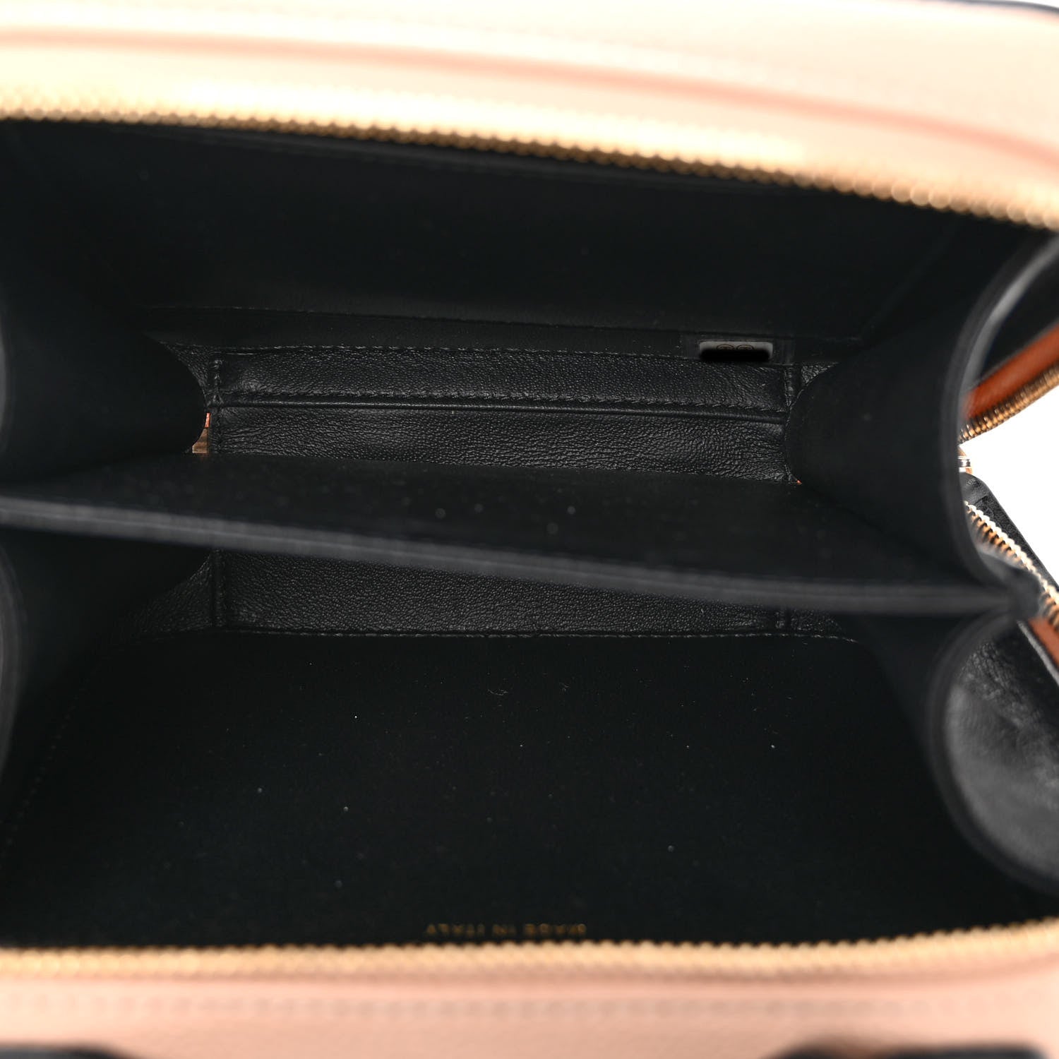 Chanel Caviar Quilted Small CC Filigree Vanity Case Beige Black 5 of 10