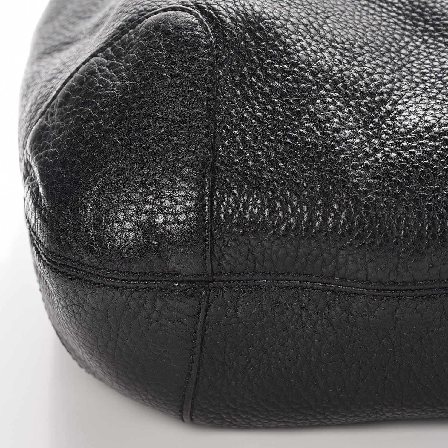 Gucci Pebbled Calfskin Medium Soho Chain Hobo Black 14 of 14