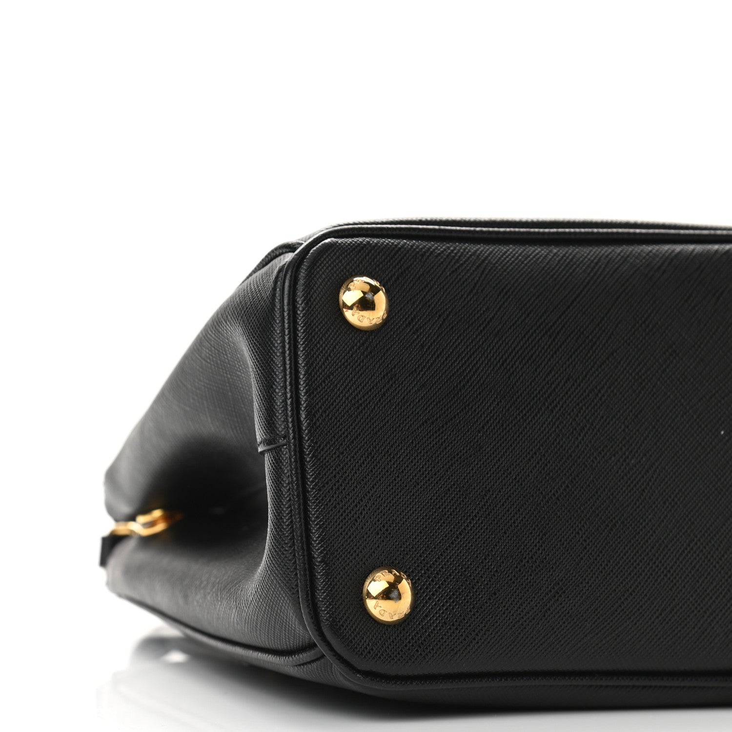 Prada Saffiano Small Galleria Double Zip Tote Black 8 of 10