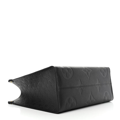 Louis Vuitton Empreinte Monogram Giant Onthego GM Black 4 of 12