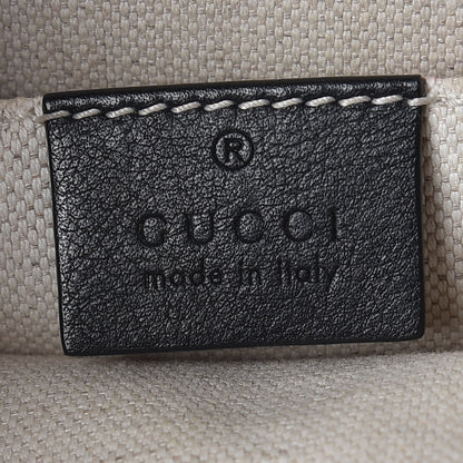 Gucci Calfskin Bamboo Web Large Dionysus Top Handle Bag Black Bright Evergreen Hibiscus Red 8 of 9