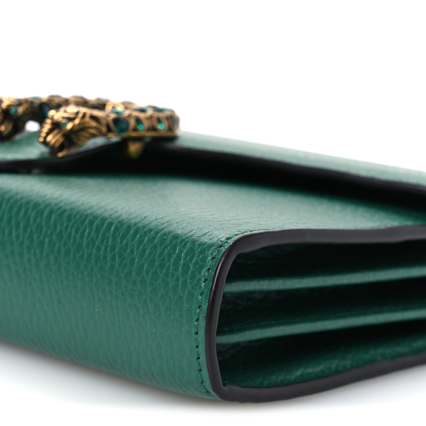 Calfskin Mini Dionysus Chain Wallet Emerald