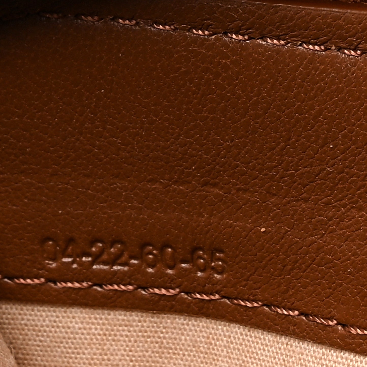 Grained Calfskin Marcie Long Zip Around Wallet Tan