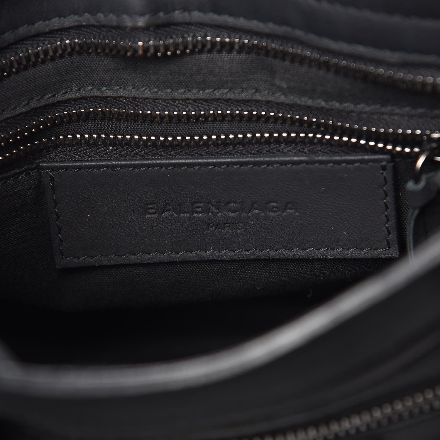 Balenciaga Nylon Agneau Mini City Black 8 of 12