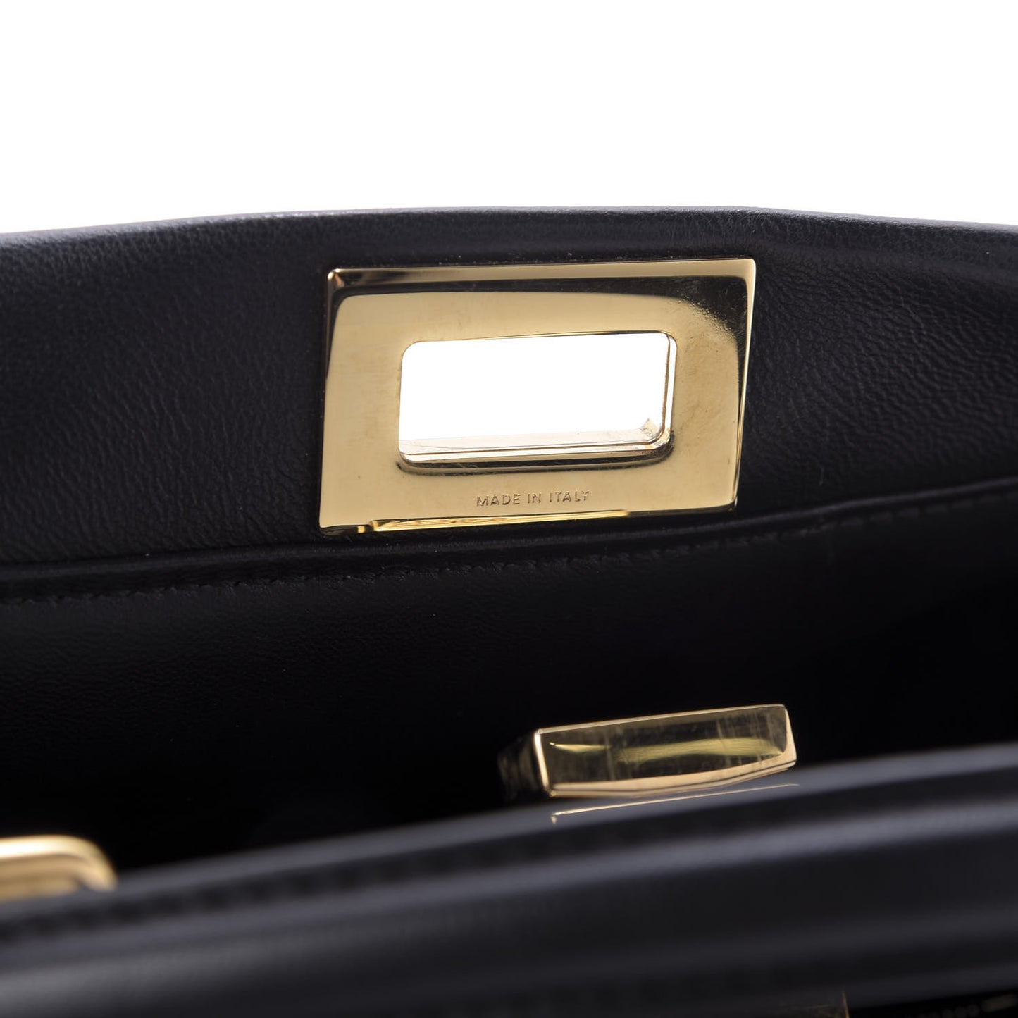 Nappa Mini Peekaboo Iconic Satchel Black