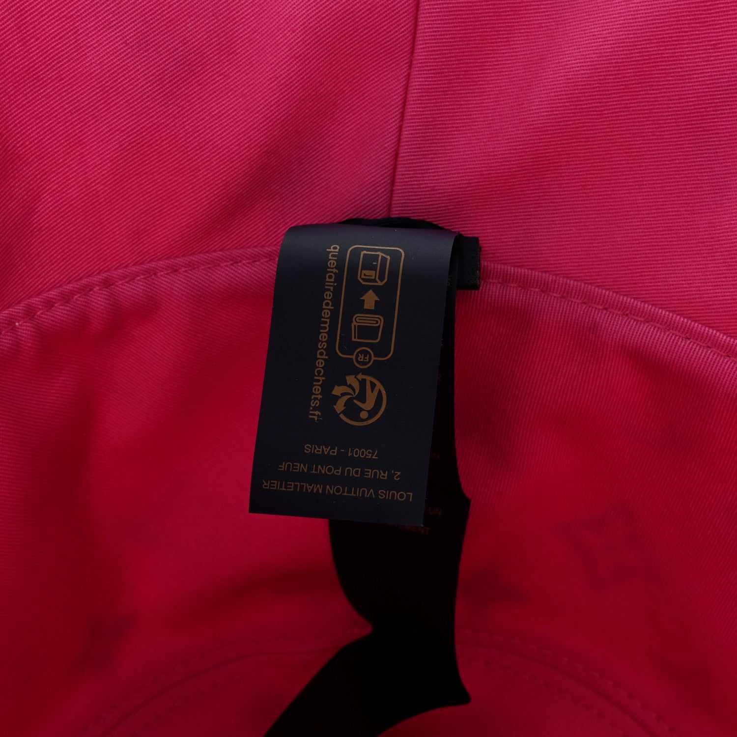 Louis Vuitton Cotton Monogram Infinity Reversible Bob Bucket Hat S Pink White 8 of 8