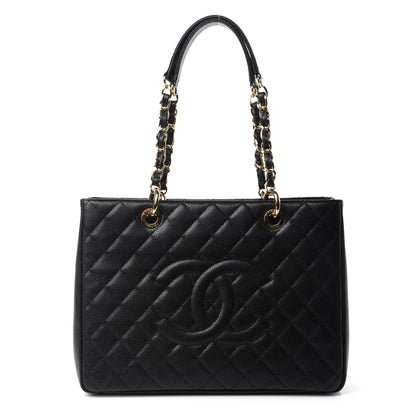 Chanel Caviar Quilted Grand Shopping Tote GST Black 1 of 11