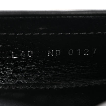 Louis Vuitton Calfskin Dauphine Loafers 40 Black 8 of 11