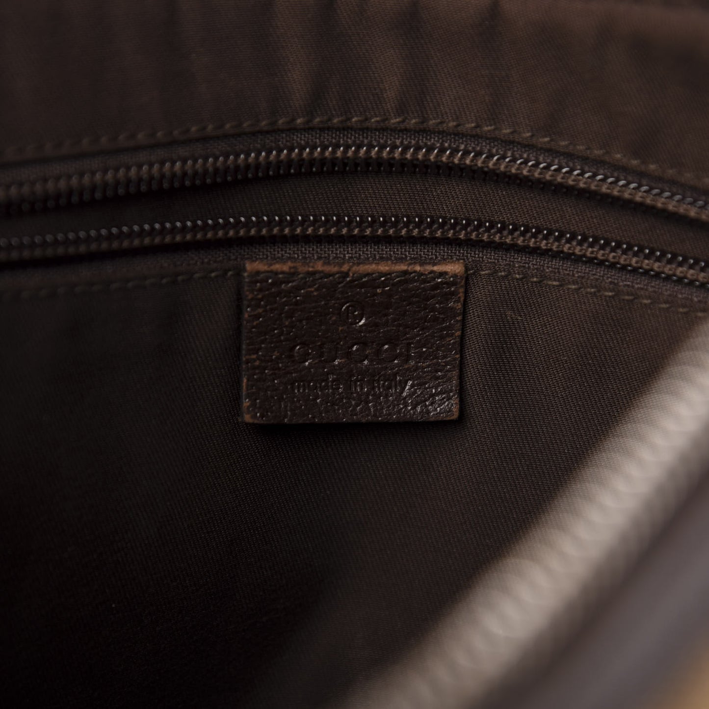 Monogram Medium Half Moon Hobo Dark Brown