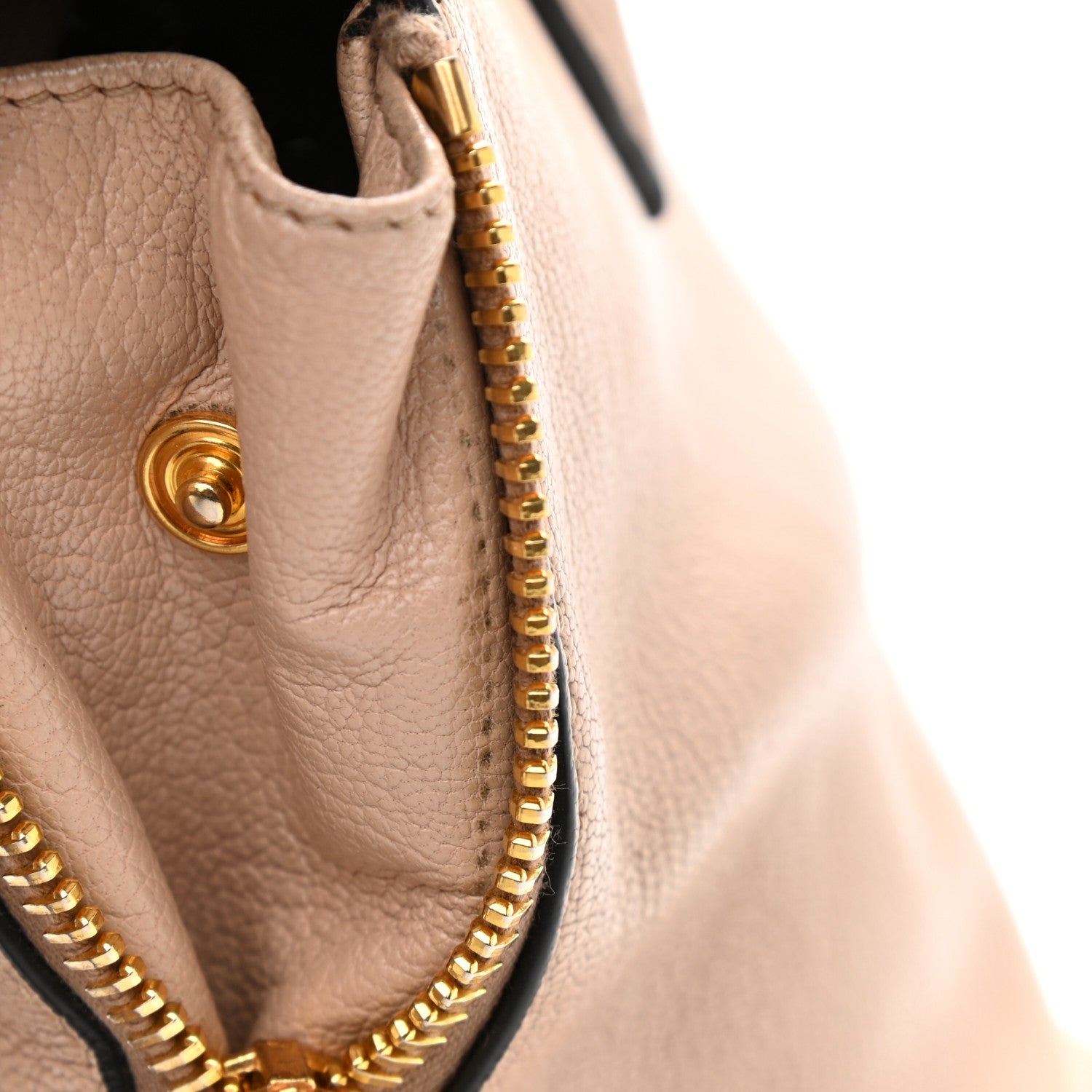 Miu Miu Goatskin Madras Top Handle Tote Cammeo 11 of 17