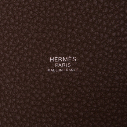 Hermes Taurillon Clemence Picotin Lock 18 PM Etoupe 6 of 7