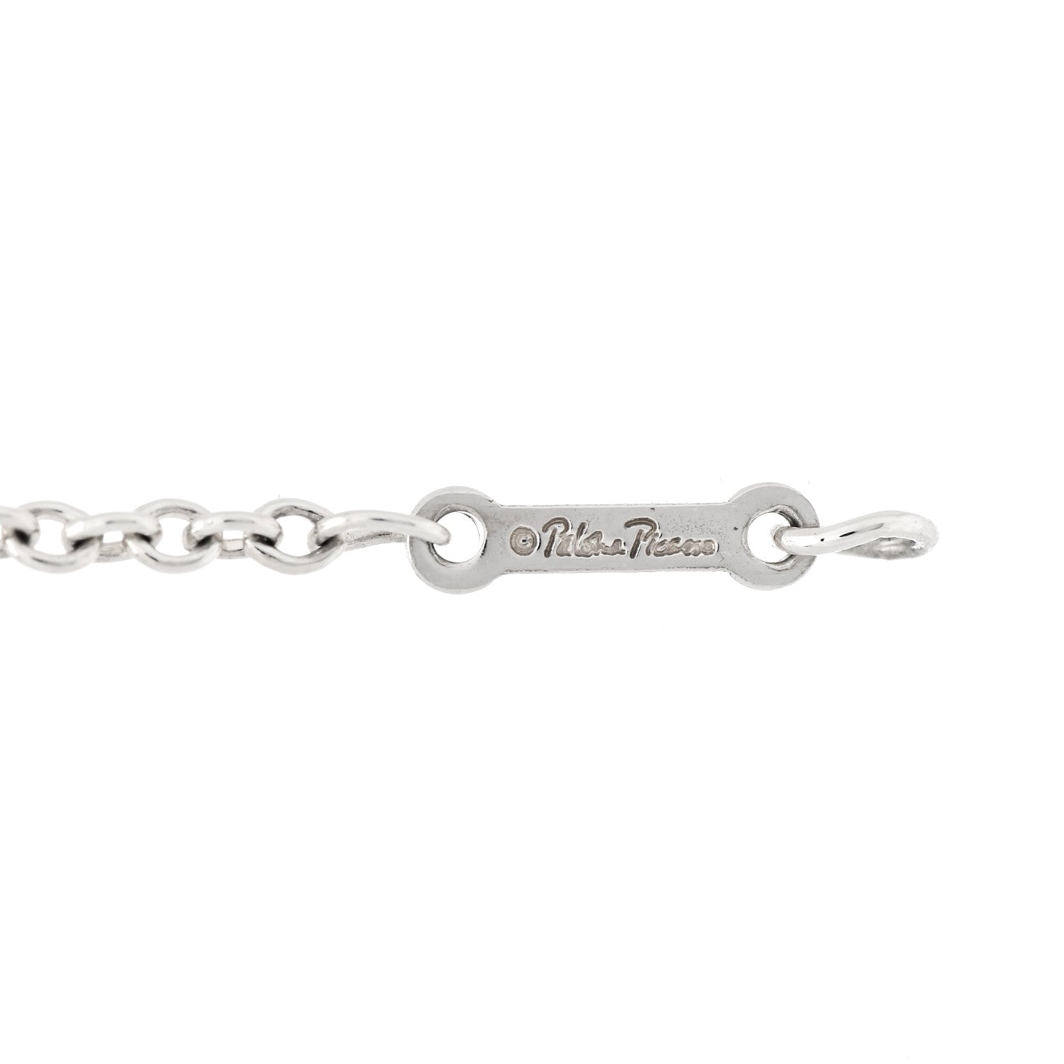 Tiffany Sterling Silver Paloma Picasso Olive Leaf Vine Bracelet 4 of 5