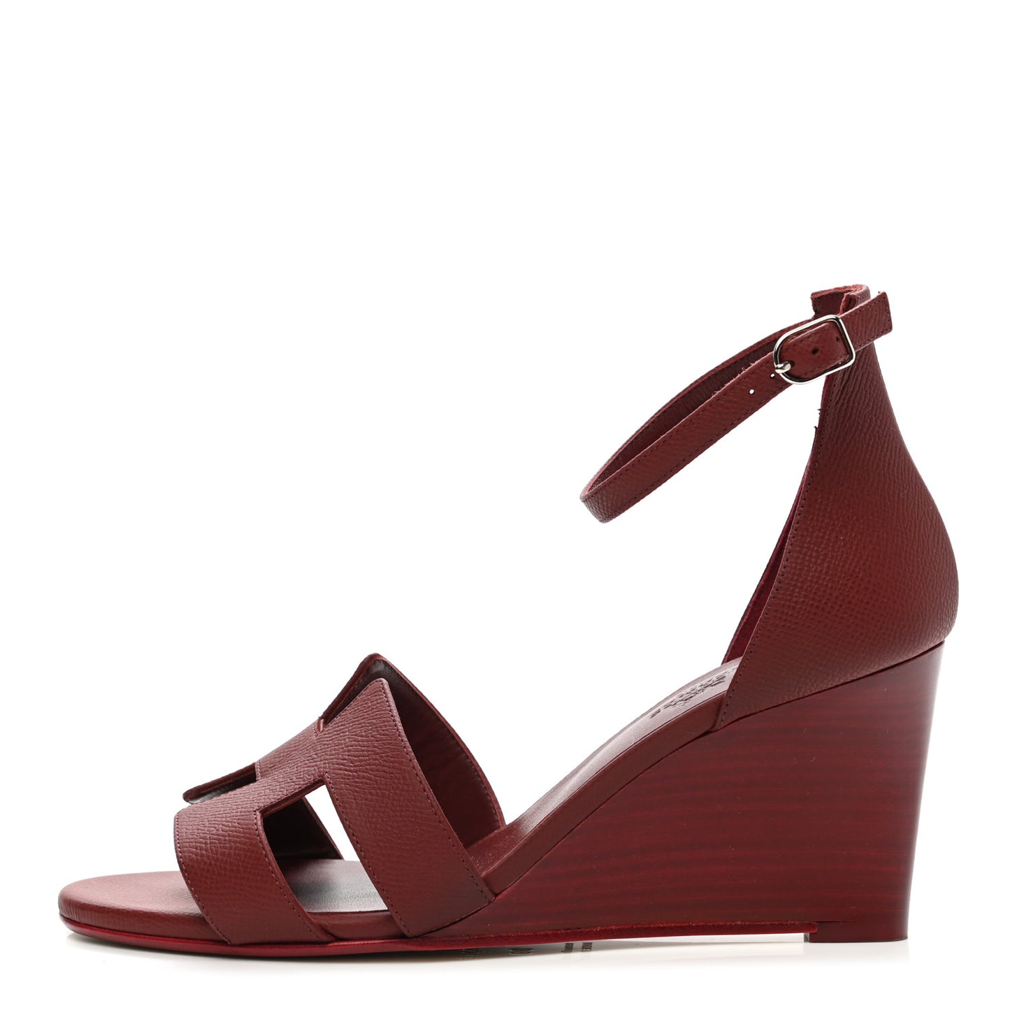 Epsom Legend Wedge Sandals 39 Rouge H