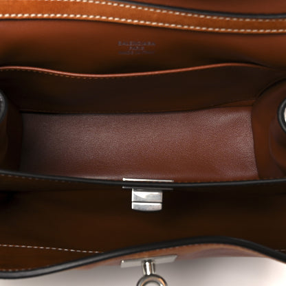 Balenciaga Vegetable Tanned Lambskin Mini Rodeo Top Handle Handbag Tan Cowboy 5 of 12
