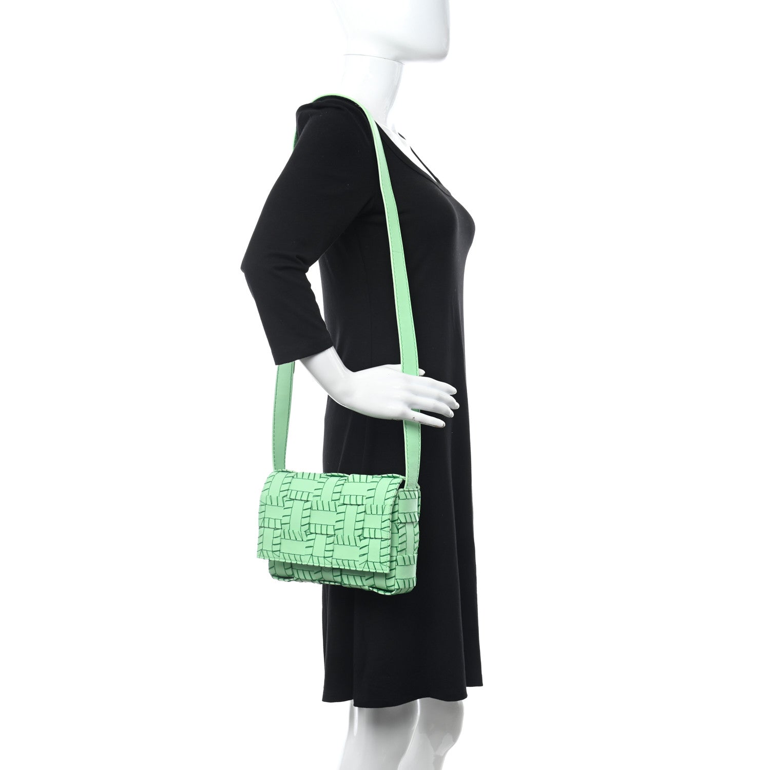 Bottega Veneta Nappa Maxi Intrecciato Overlock Stitched Cassette Crossbody Bag Parakeet 2 of 9
