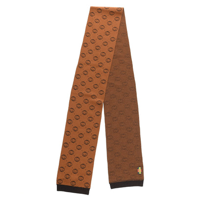 Gucci X DAPPER DAN Wool GG Micro Monogram Scarf Brown 1 of 6