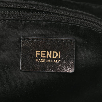 Fendi Vitello Savana Big Mama Baguette Black Tartaruga Natural 6 of 15