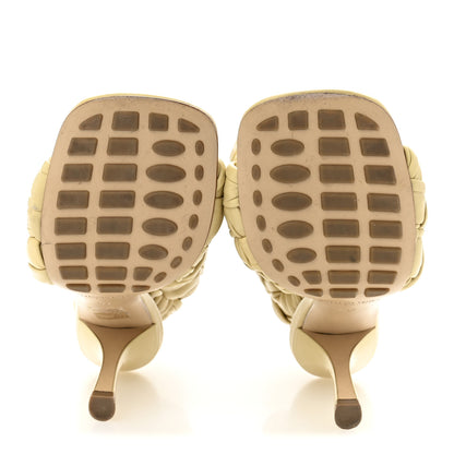 Bottega Veneta Shiny Nappa Intrecciato The Board Sandals 37 Bandage 6 of 10