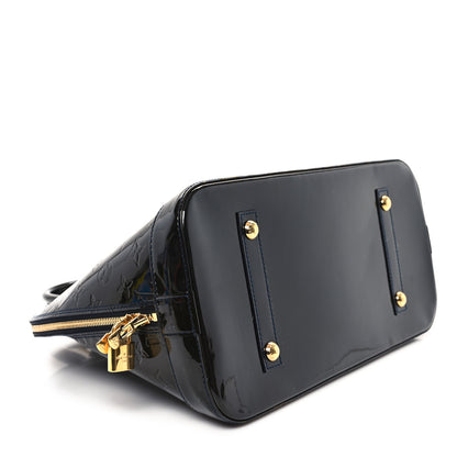 Louis Vuitton Vernis Alma GM Blue Infini 4 of 10