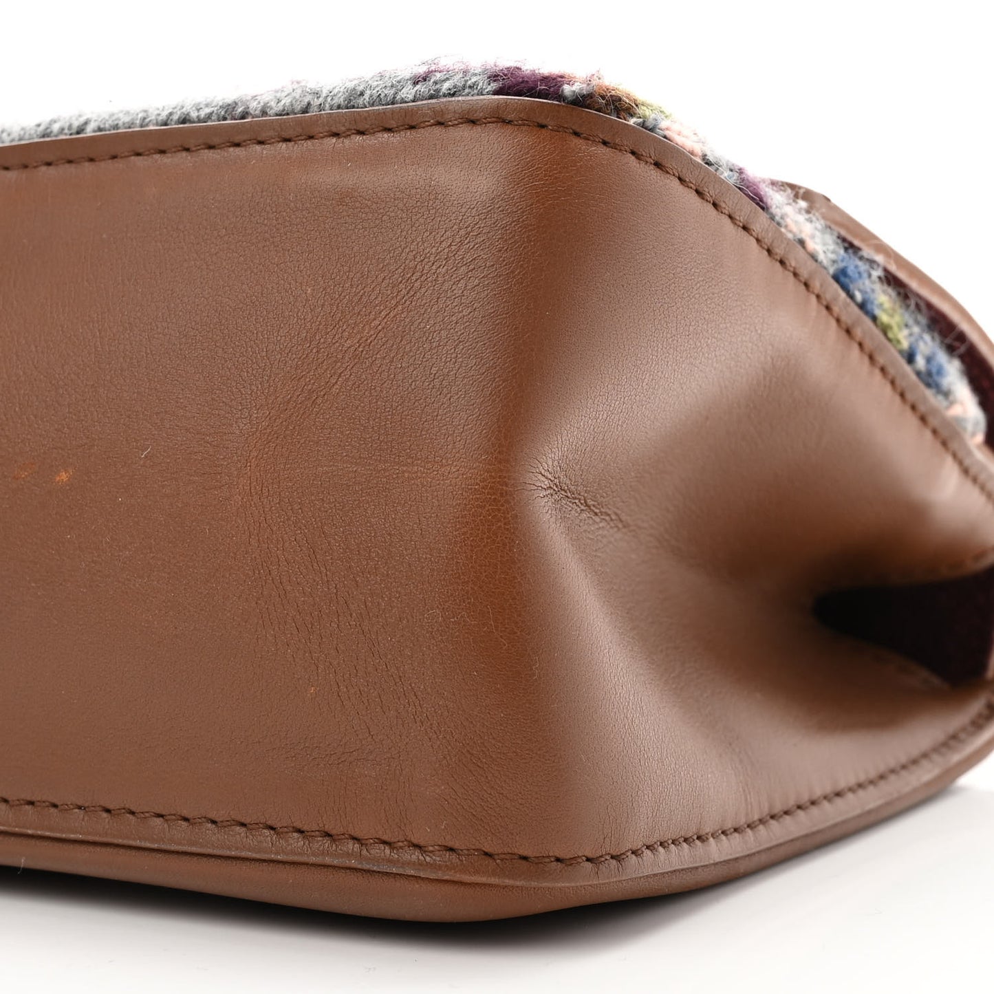 Smooth Calfskin Knit Nude 2.55 Reissue 226 Flap Brown