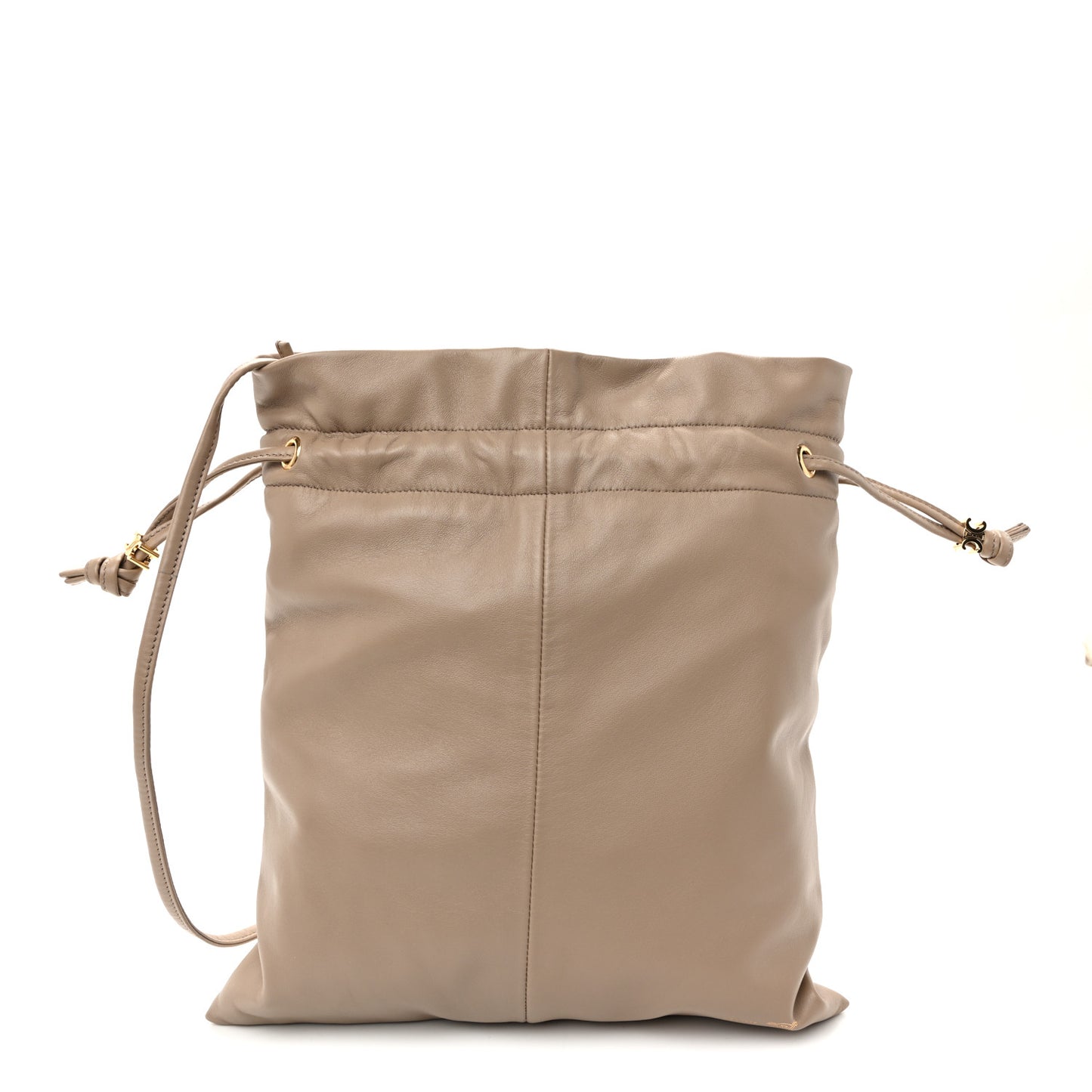 Lambskin Small Crystal Pouch Safari