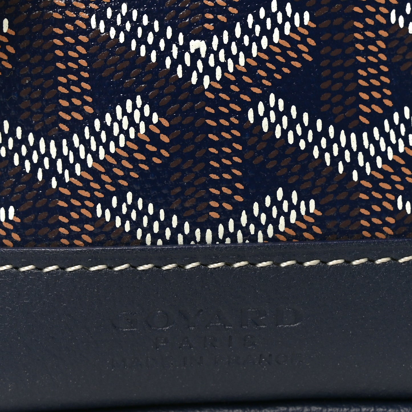 Goyardine Petit Flot Mini Bucket Bag Navy Blue