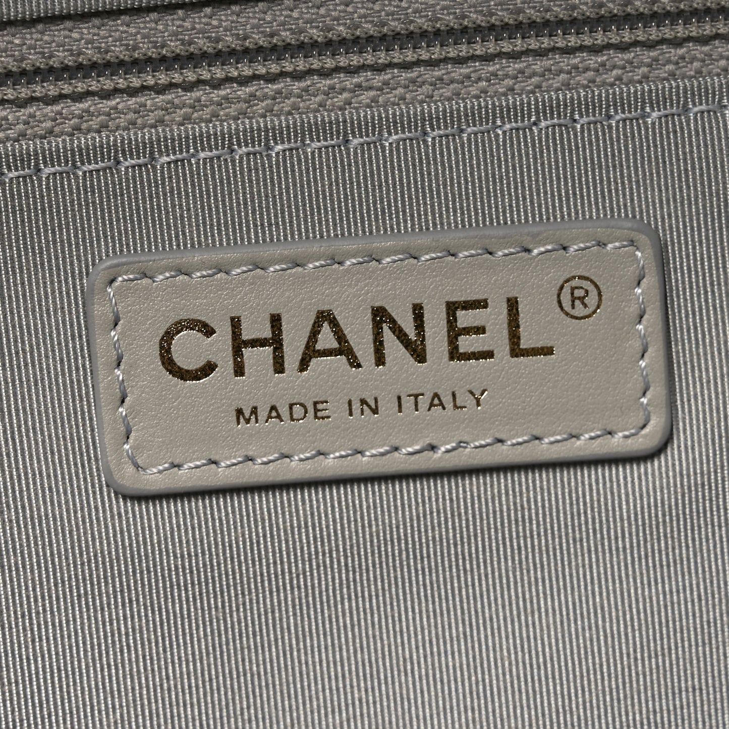 Bullskin Stitched Medium Shopping Bag Grey