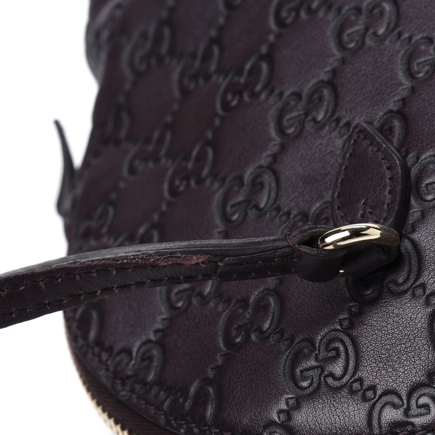 Guccissima Medium Bree Shoulder Bag Chocolate