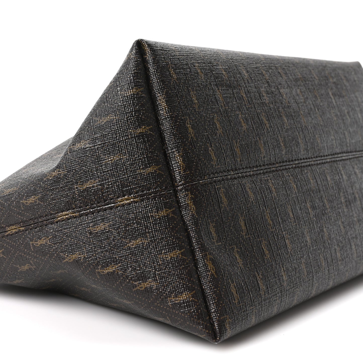 Canvas Smooth Calfskin Le Monogramme Crossbody Bag Chestnut