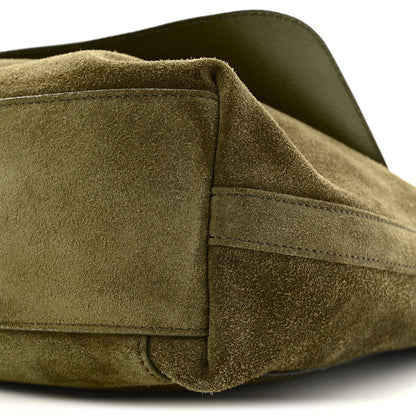 The Row Suede Sidekick Dark Olive 9 of 11