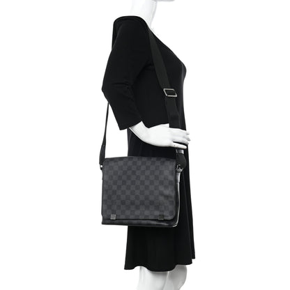 Louis Vuitton Damier Graphite District PM 2 of 10