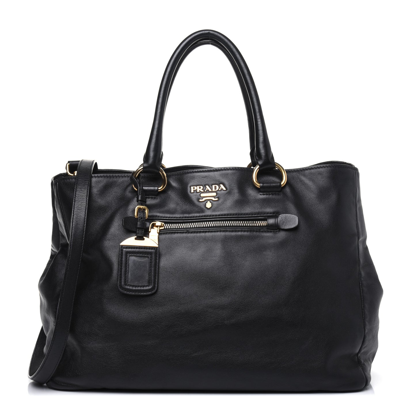 Soft Calf Tote Black