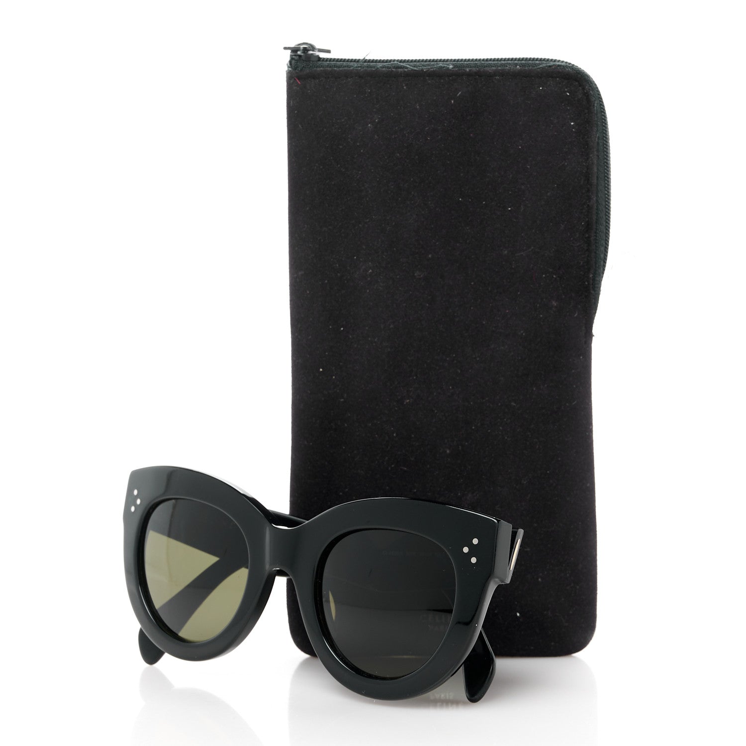 Celine Caty Sunglasses CL 41050/S Black 8 of 8