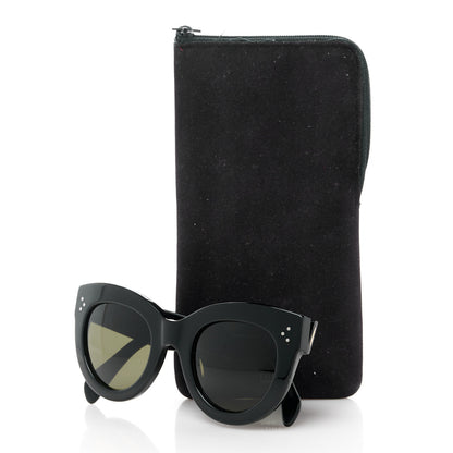 Celine Caty Sunglasses CL 41050/S Black 8 of 8