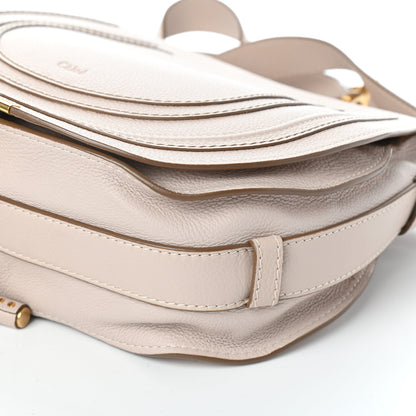 Chloe Calfskin Medium Marcie Round Crossbody Bag Abstract White 10 of 10