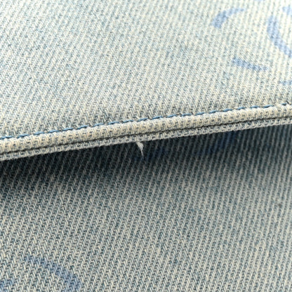 Chanel Denim CC Clutch Blue 9 of 10