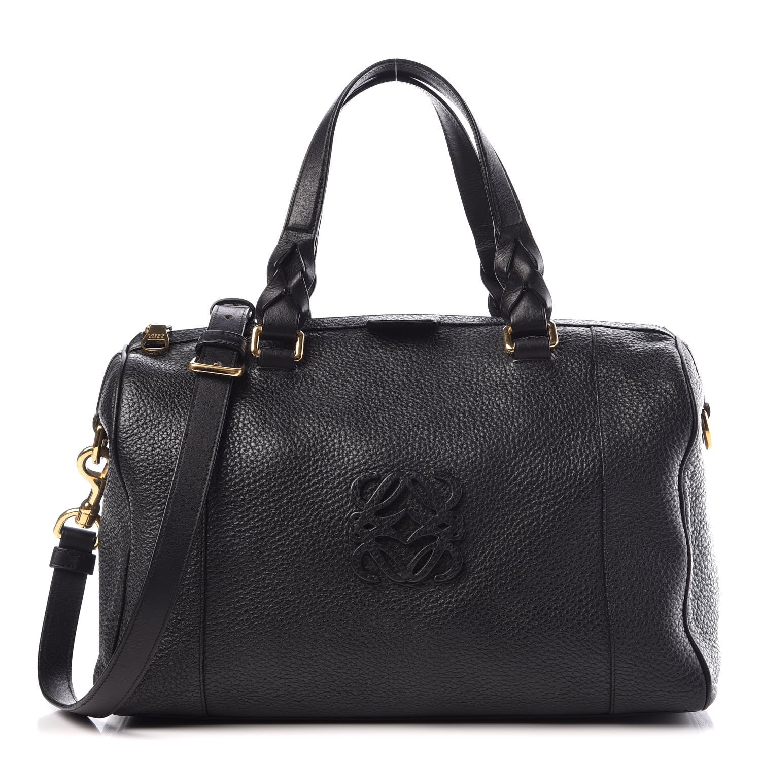 Loewe Calfskin Fusta 31 Shoulder Bag Black 1 of 11
