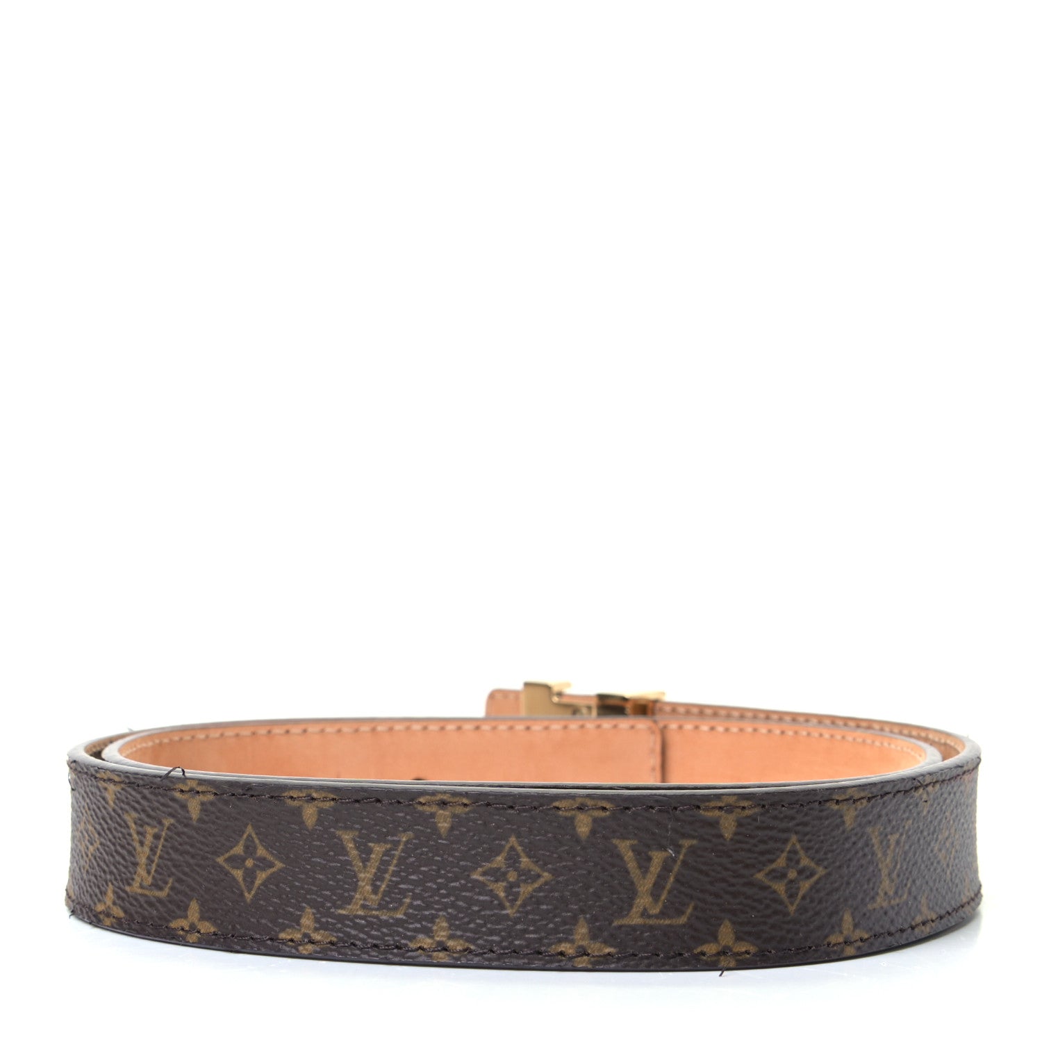 Louis Vuitton Mini Monogram 25mm LV Initiales Belt 80 32 2 of 9